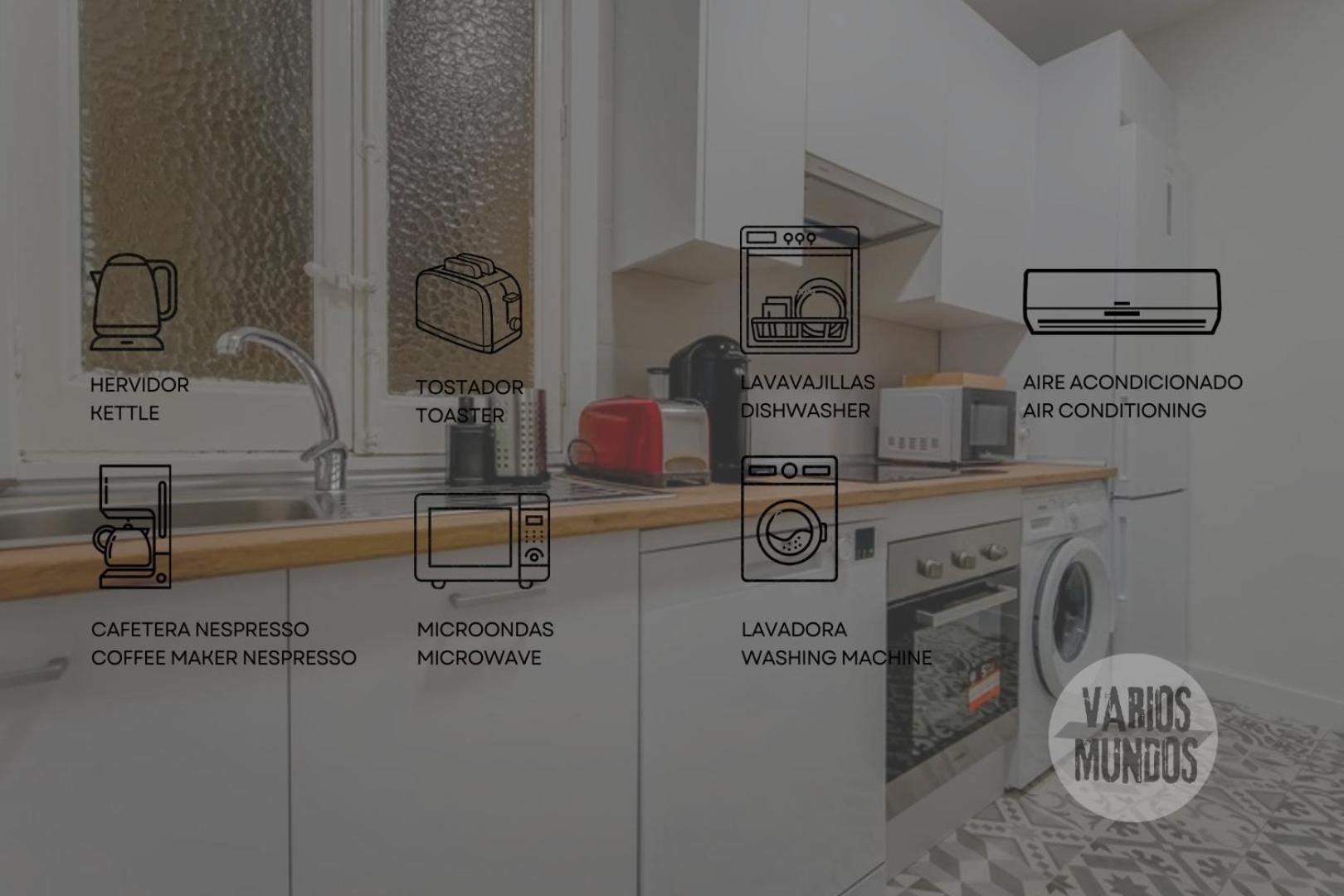 Modern Apt Para 6Pax En La Plaza De Tirso-Centro E1 مدريد المظهر الخارجي الصورة
